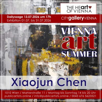 Xiaojun Chen, CITYgalleryVIENNA’da düzenlenen „VIENNA ART SUMMER“ etkinliğinde