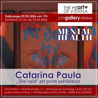 Catarina Paula „LELKI EGÉSZSÉG“ című kiállítása a CITYgalleryVIENNA-ban