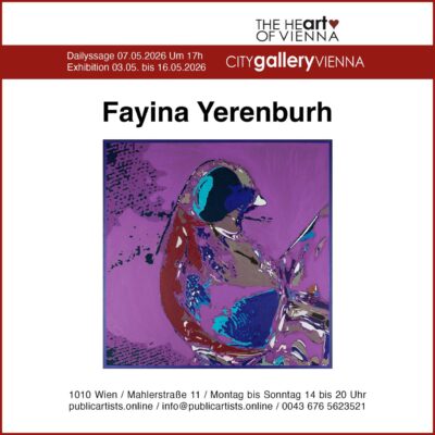 Fayina Yerenburh in der CITYgalleryVIENNA
