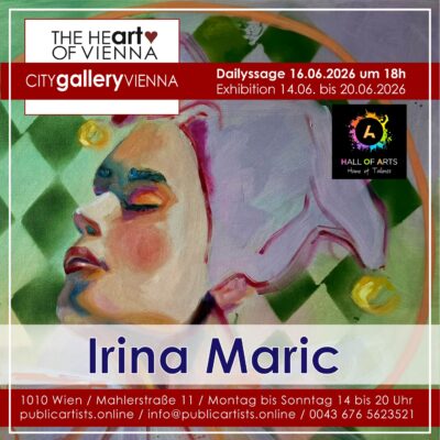 HALL OF ARTS präsentiert Irina Maric in der CITYgalleryVIENNA