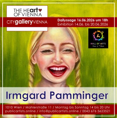HALL OF ARTS präsentiert Irmgard Pamminger in der CITYgalleryVIENNA