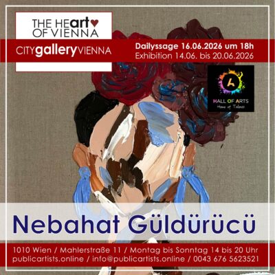 HALL OF ARTS präsentiert Nebahat Güldürücü  in der CITYgalleryVIENNA