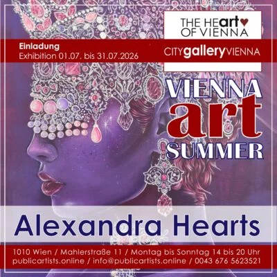 Alexandra Hearts im “VIENNA ART SUMMER” in der CITYgalleryVIENNA