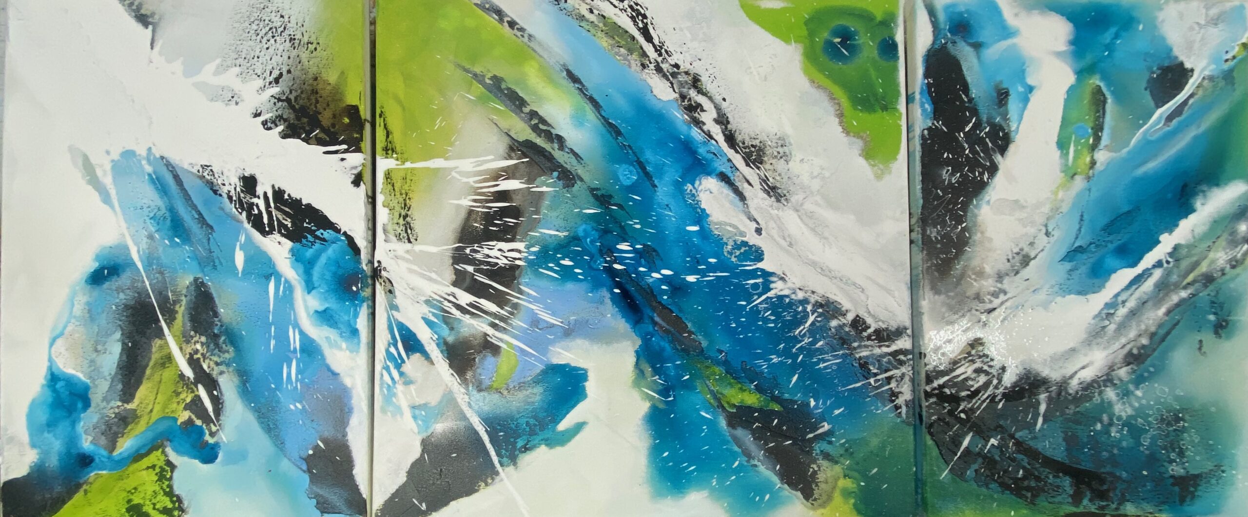 Shui – Das fünfte Element, Mixed_media auf Leinwand, 140x60cm, €800