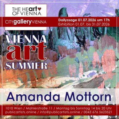 Amanda Mottorn im „VIENNA ART SUMMER“ in der CITYgalleryVIENNA