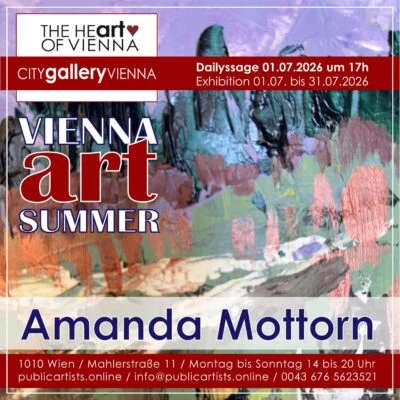 Amanda Mottorn im “VIENNA ART SUMMER” in der CITYgalleryVIENNA