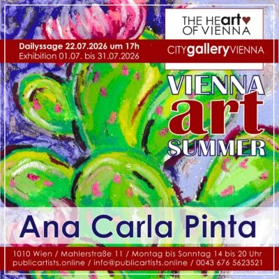 Ana Carla Pinta im “VIENNA ART SUMMER” in der CITYgalleryVIENNA