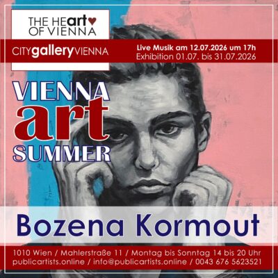 Bozena Kormout im „VIENNA ART SUMMER“ in der CITYgalleryVIENNA