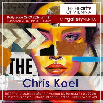 Chris Koel in the CITYgalleryVIENNA