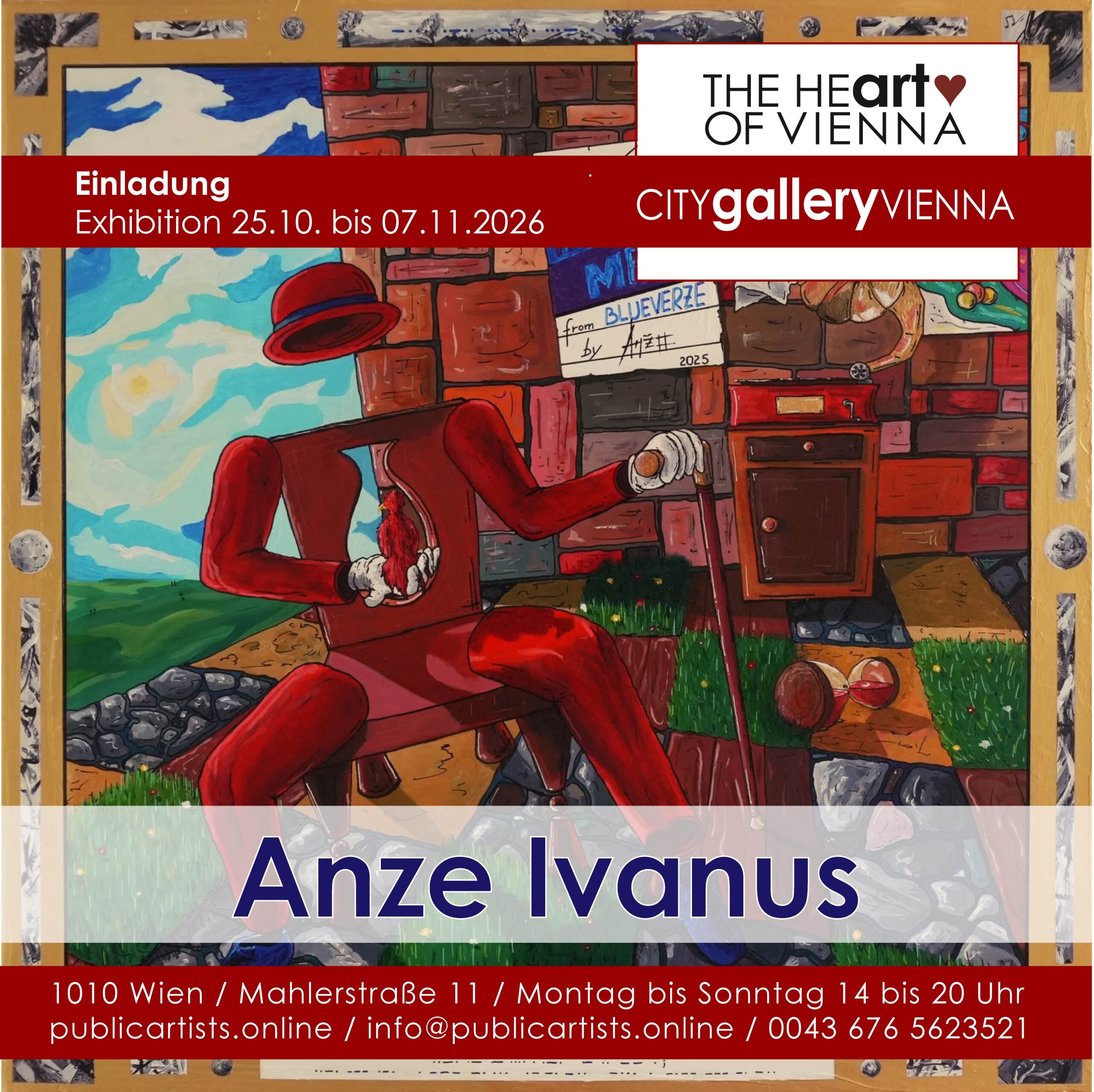 Anze Ivanus at the CITYgalleryVIENNA