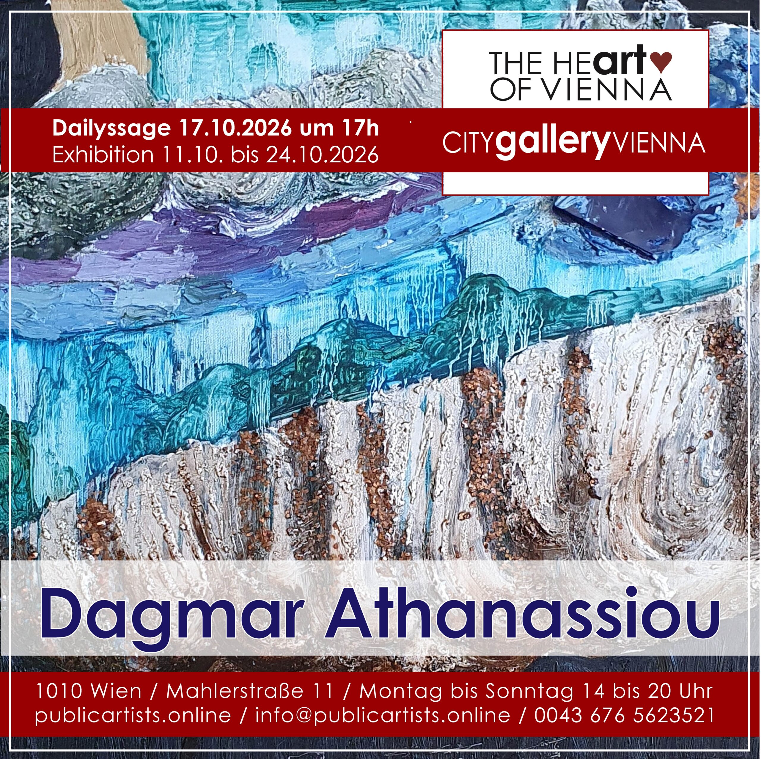 Dagmar Athanassiou at the CITYgalleryVIENNA
