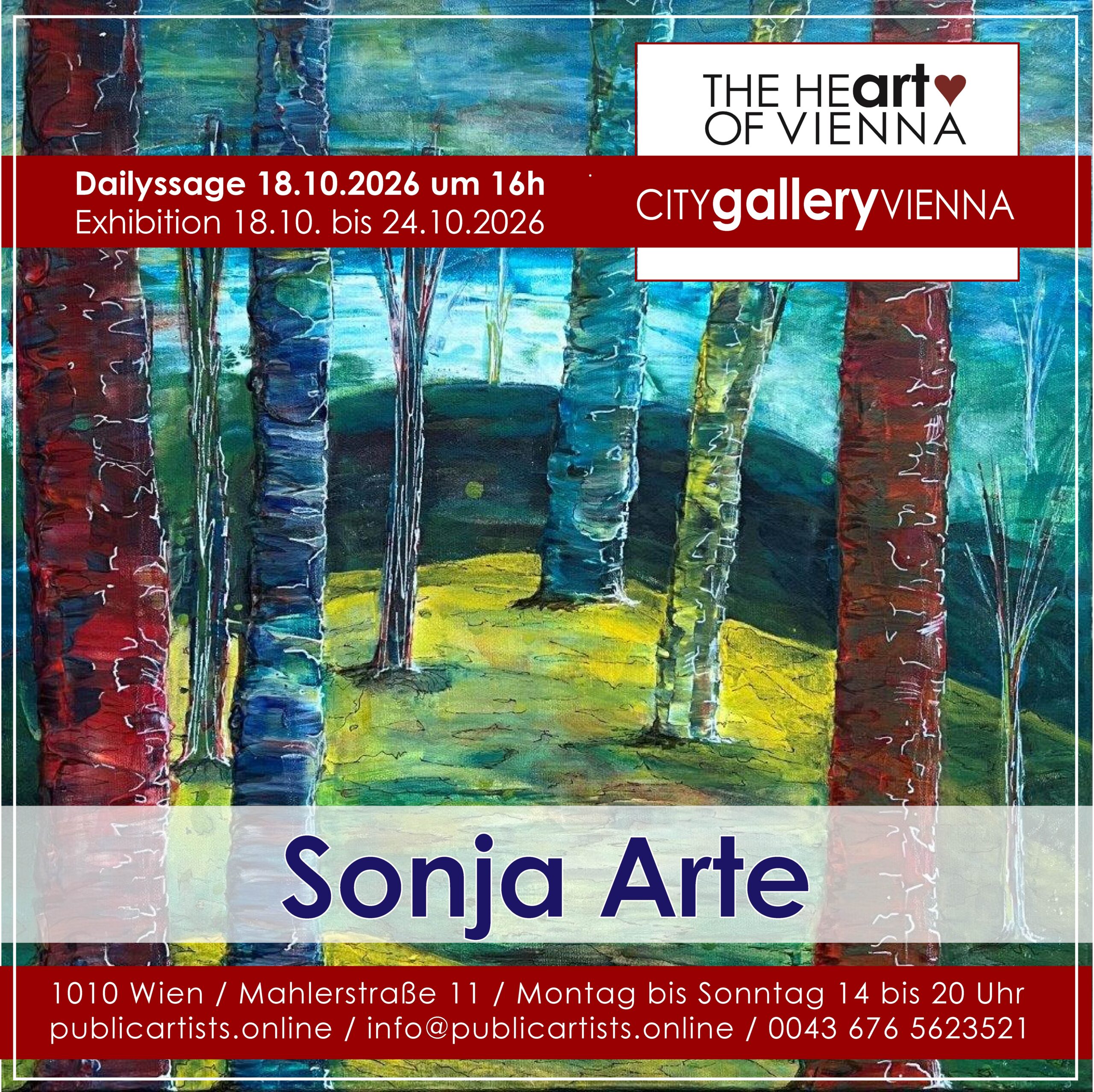 Sonja Arte at the CITYgalleryVIENNA
