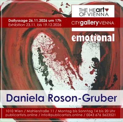 Daniela Roson-Gruber shows EMOTIONAL at the CITYgalleryVIENNA