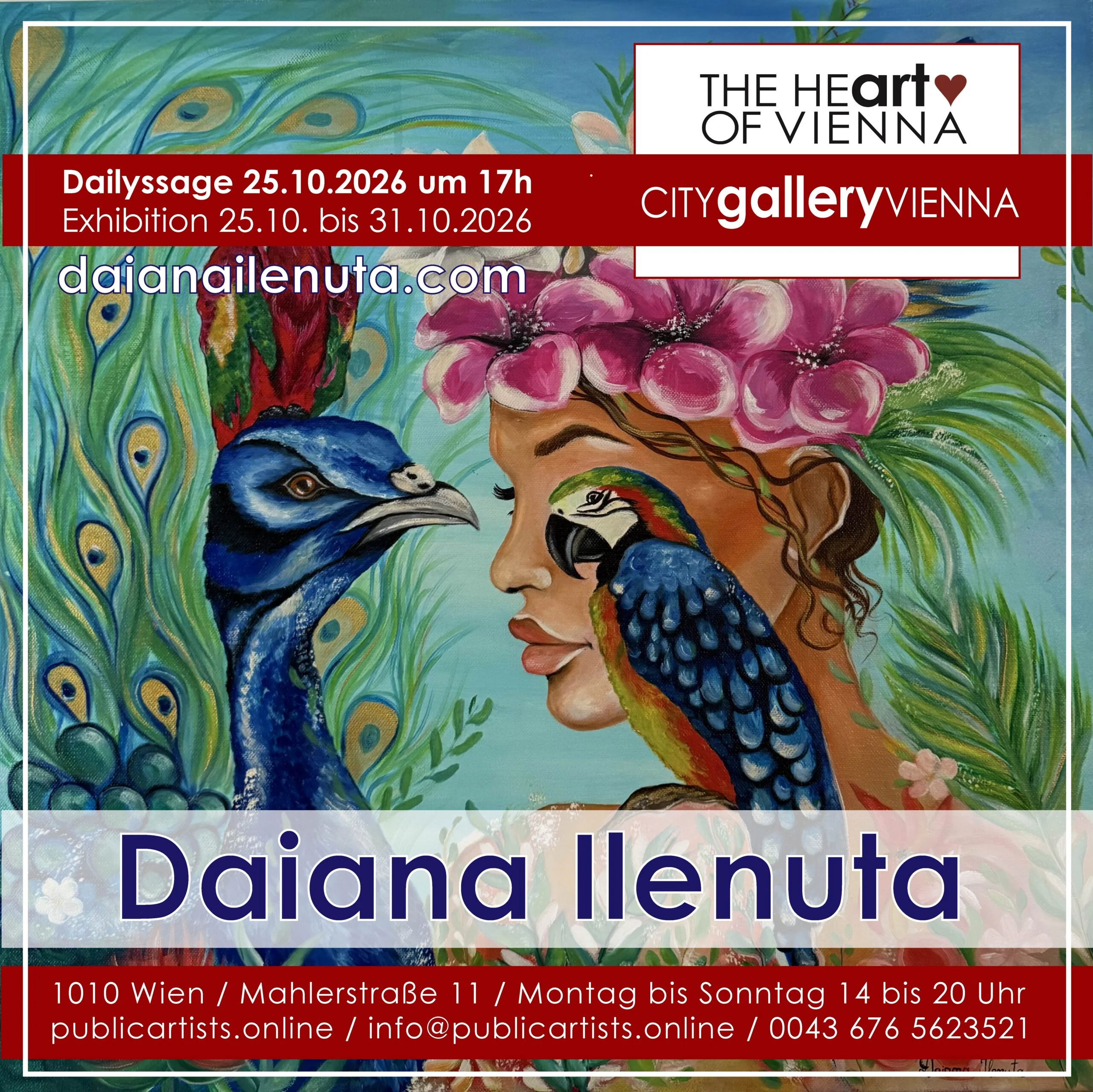 Daiana Ilenuta at the CITYgalleryVIENNA