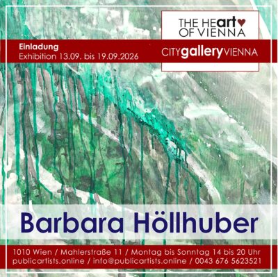 Barbara Höllhuber at the CITYgalleryVIENNA