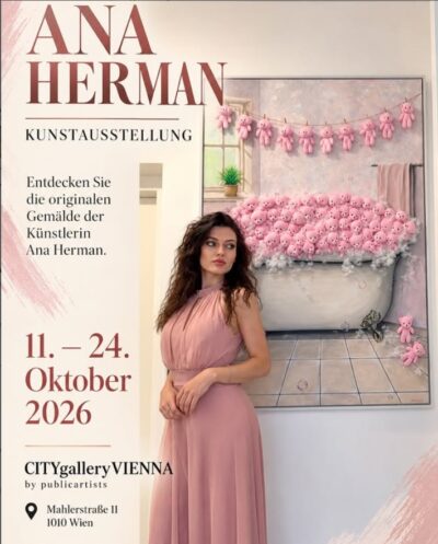 Ana Herman at the CITYgalleryVIENNA