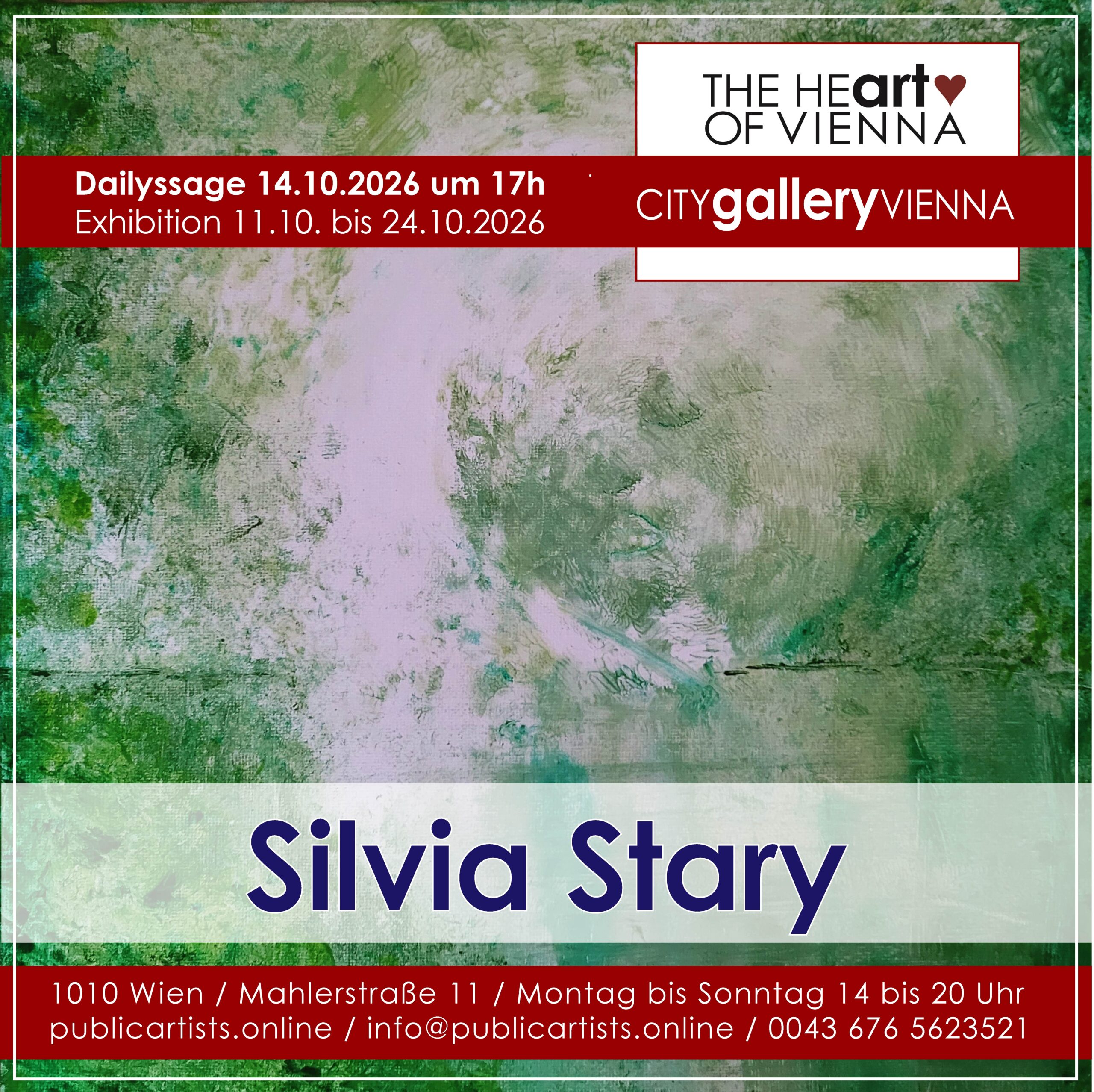 Silvia Stary at the CITYgalleryVIENNA