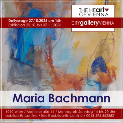 Maria Bachmann at the CITYgalleryVIENNA