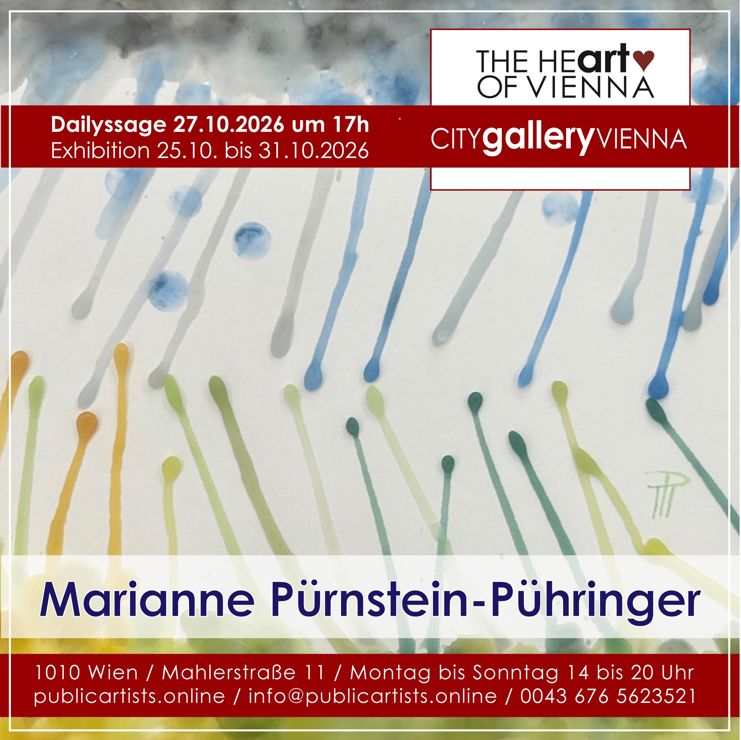 Marianne Pürnstein-Pühringer at the CITYgalleryVIENNA
